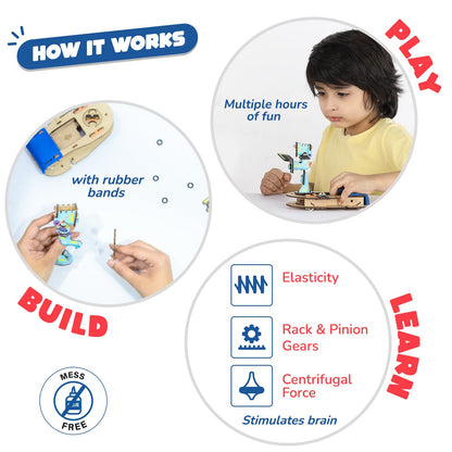 Smartivity 2in1 Fighting Robots Toy for Kids 6-12 Years Old I Build and Fight - 2 Action Characters I Birthday Gifts for Boys & Girls(PACK OF 6)