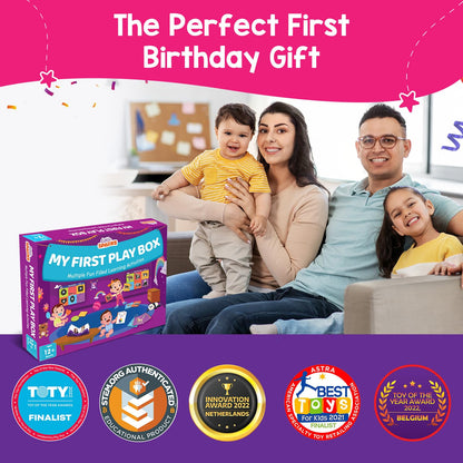 Smartivity 5in1 Montessori Play Box for 1+ Years Boys & Girls | 5 Educational Activities | Birthday Gift for 1+ Year Old Kids I Brain Boosting Toy, Builds - Motor, Shapes, Matching Skills(PACK OF 6)