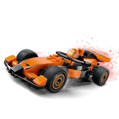 LEGO City F1 Driver with McLaren Race Car Mini Vehicle Toy Playset 60442 Building Blocks Toys for 6+ Gift for Boys and Girls