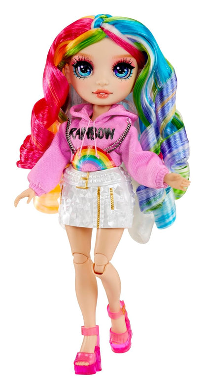 Rainbow High Creative Crystals Fashion Doll with DIY Crystal Accessories – Collectible Doll