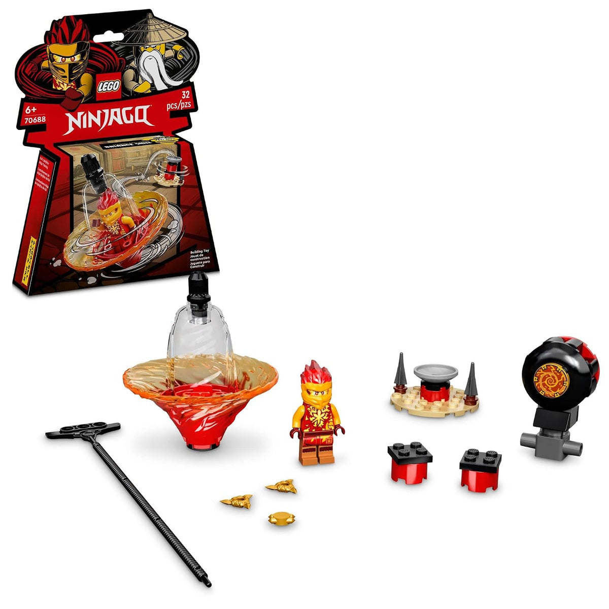 LEGO NINJAGO 70688 Kai’s Spinjitzu Ninja Training Spinner Set