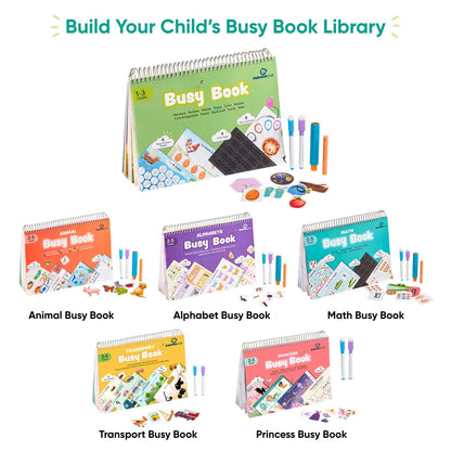 Curious Cub Montessori Busy Book | Toddler Busy Binder for 2-5 Yrs | Activity Binder| Quiet Book| Educational Toys For 3 Year Old| Kids Learning Books 2-3Years| Velcro Books For 2 Yrs Old | Kids Gifts