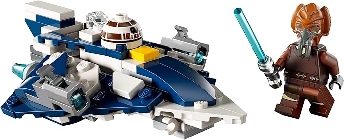 LEGO Star Wars Plo Koon’s Jedi Starfighter Microfighter Building Toy 75400