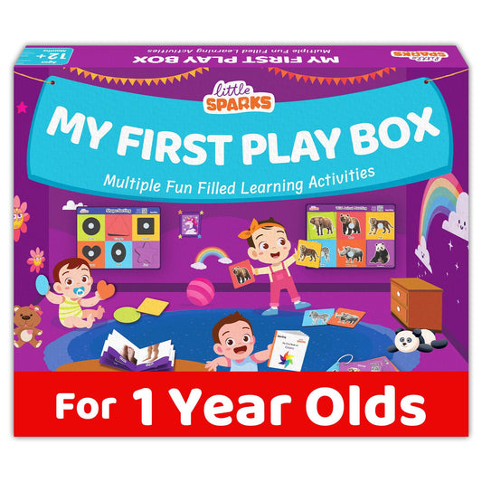 Smartivity 5in1 Montessori Play Box for 1+ Years Boys & Girls | 5 Educational Activities | Birthday Gift for 1+ Year Old Kids I Brain Boosting Toy, Builds - Motor, Shapes, Matching Skills(PACK OF 6)