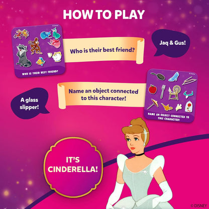 Skillmatics Guess in 10 Junior Disney Princess for Kids, Girls, Boys Who Love Card Games, Board Games, Cinderella, Ariel, Jasmine, Gifts for Ages 3, 4, 5, 6, Travel Friendly(PACK OF 5)