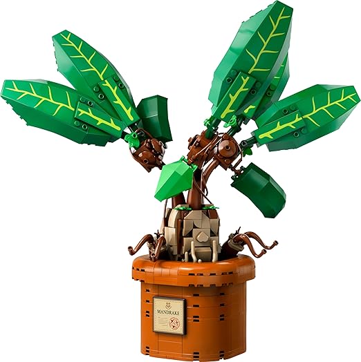 LEGO Harry Potter Mandrake Plant Toy, Magical Gift 76433