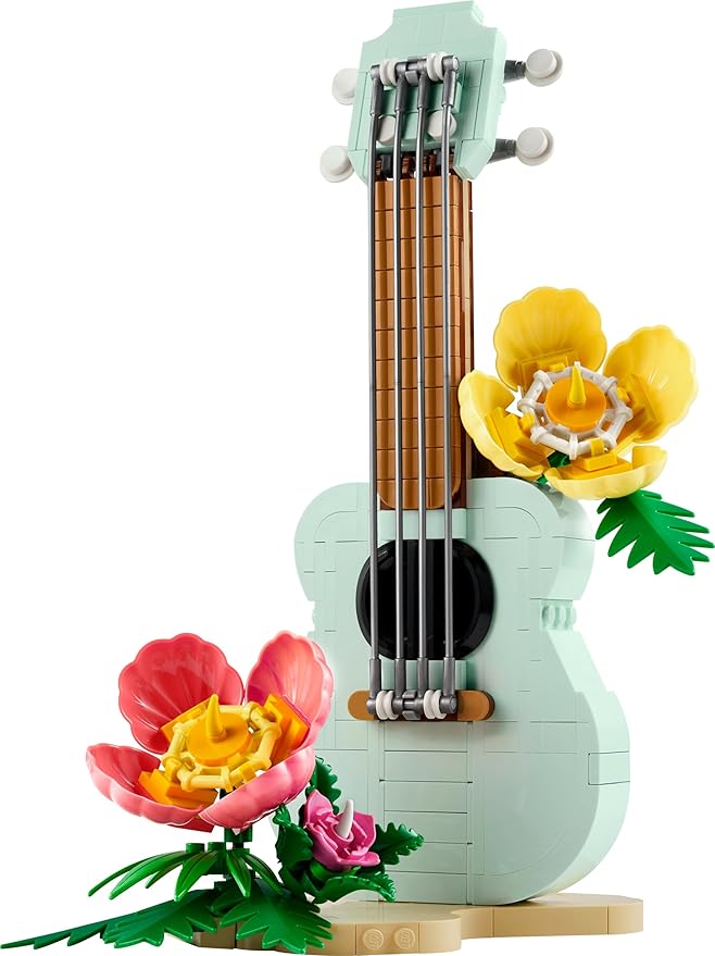 LEGO Creator Tropical Ukulele Set with Surfboard and Dolphin Toy 31156