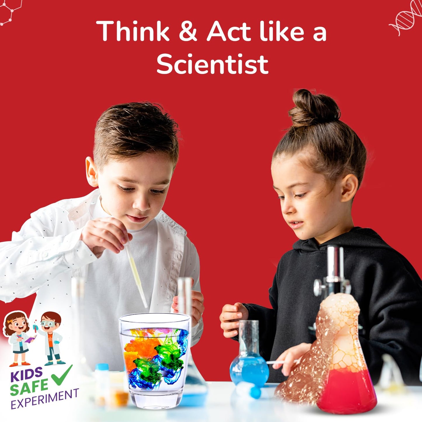Smartivity My First Science Experiment Kit for Kids 6-8-10-12-14 Years I 50+ Amazing Science Experiments | Birthday Gift for Boys & Girls | Educational Toy for Kids 6,7,8,9,10,11,12 Years Old(PACK OF 6)