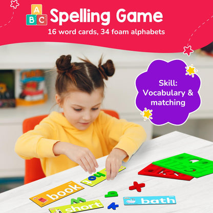 Smartivity 5-in-1 Montessori Play Box Kids 4-6 Years | 5 Educational Activities Kit Birthday Gift for Boys & Girls I Brain Boosting Toy I Builds Vocabulary, Matching, Counting Skils 4,5,6 Years Old(PACK OF 6)