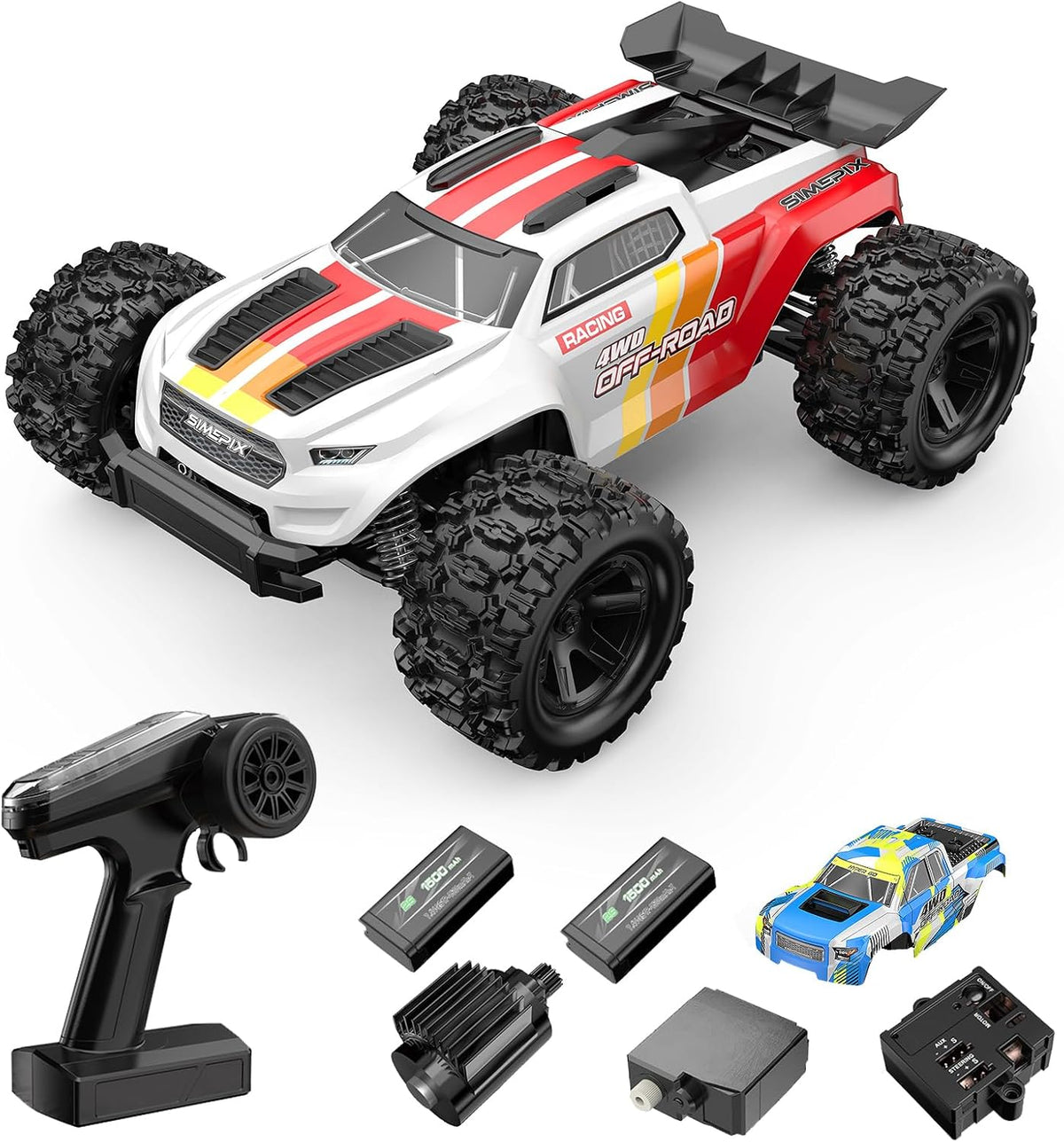 Fenamx MJX Hyper Go 18208 1:18 Scale High-Speed 4WD RC Off-Road Truck
