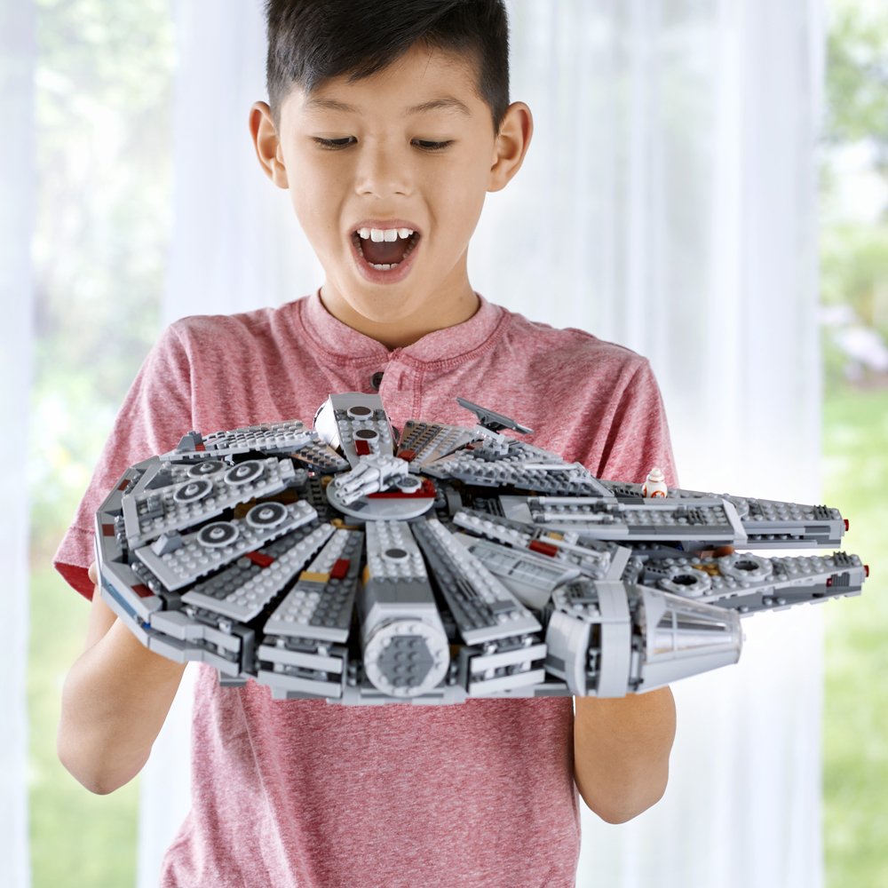 LEGO Star Wars Millennium Falcon 75105 Building Kit, 96 Pieces, Multicolor, Kids