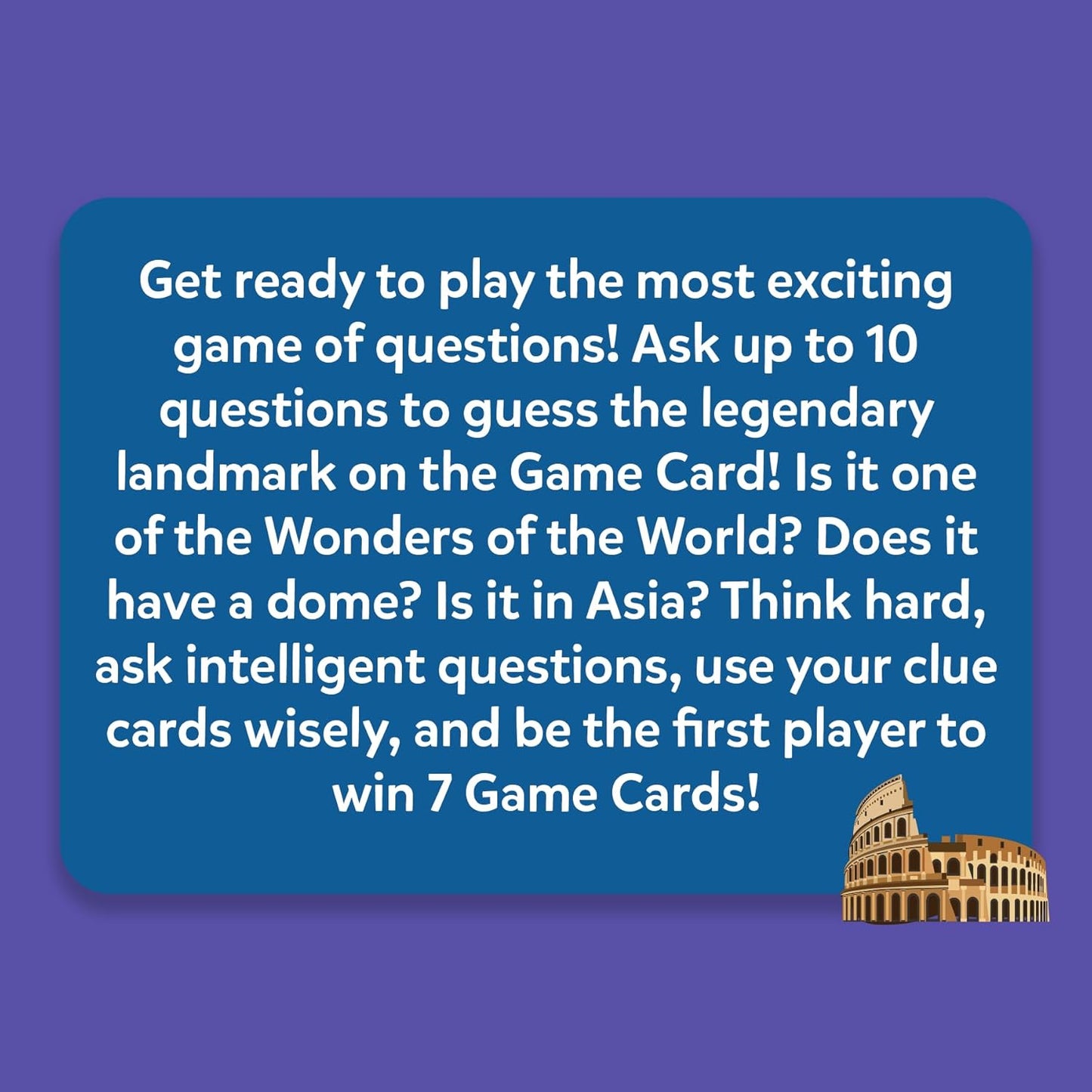 Skillmatics Card Game - Guess in 10 Legendary Landmarks, Gifts for 8 Year Olds and Up, Quick Game of Smart Questions, Fun Family Game(PACK OF 5)