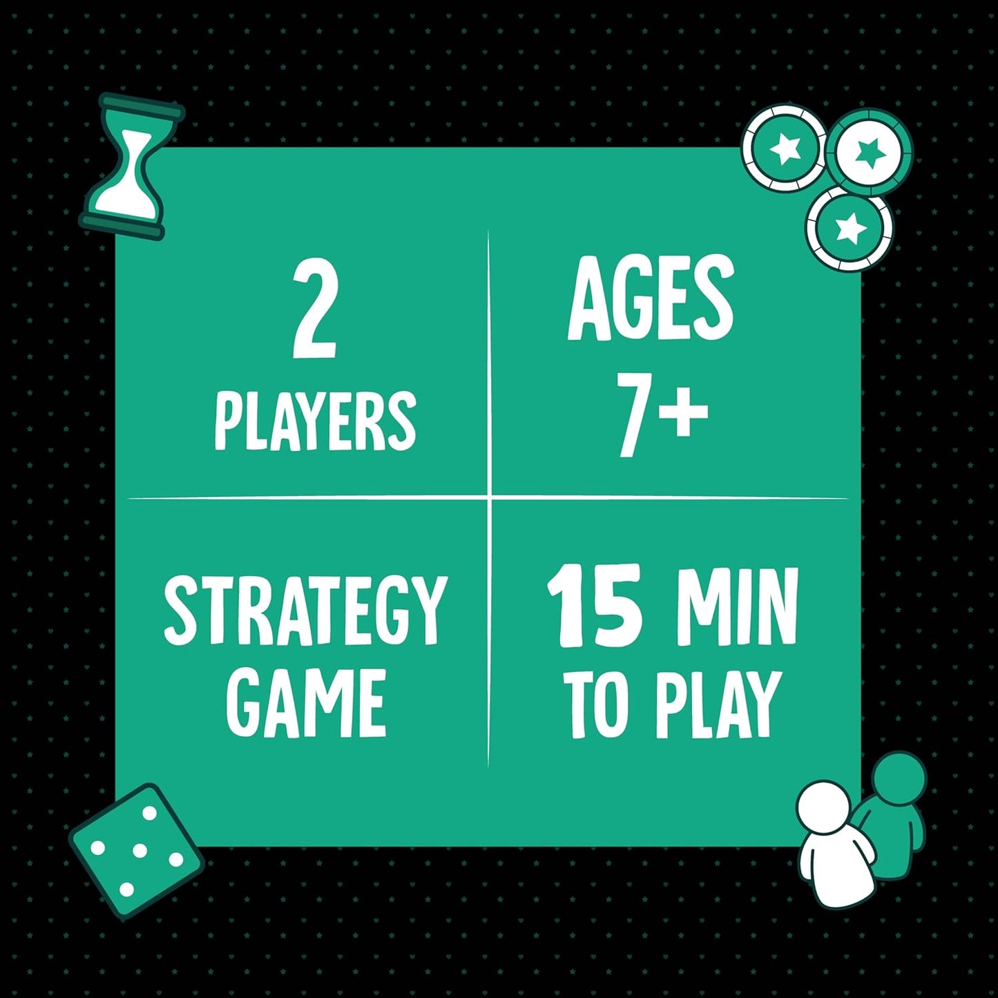 Othello Classic, Strategy Game, Board Game for Kids (PACK OF 6)