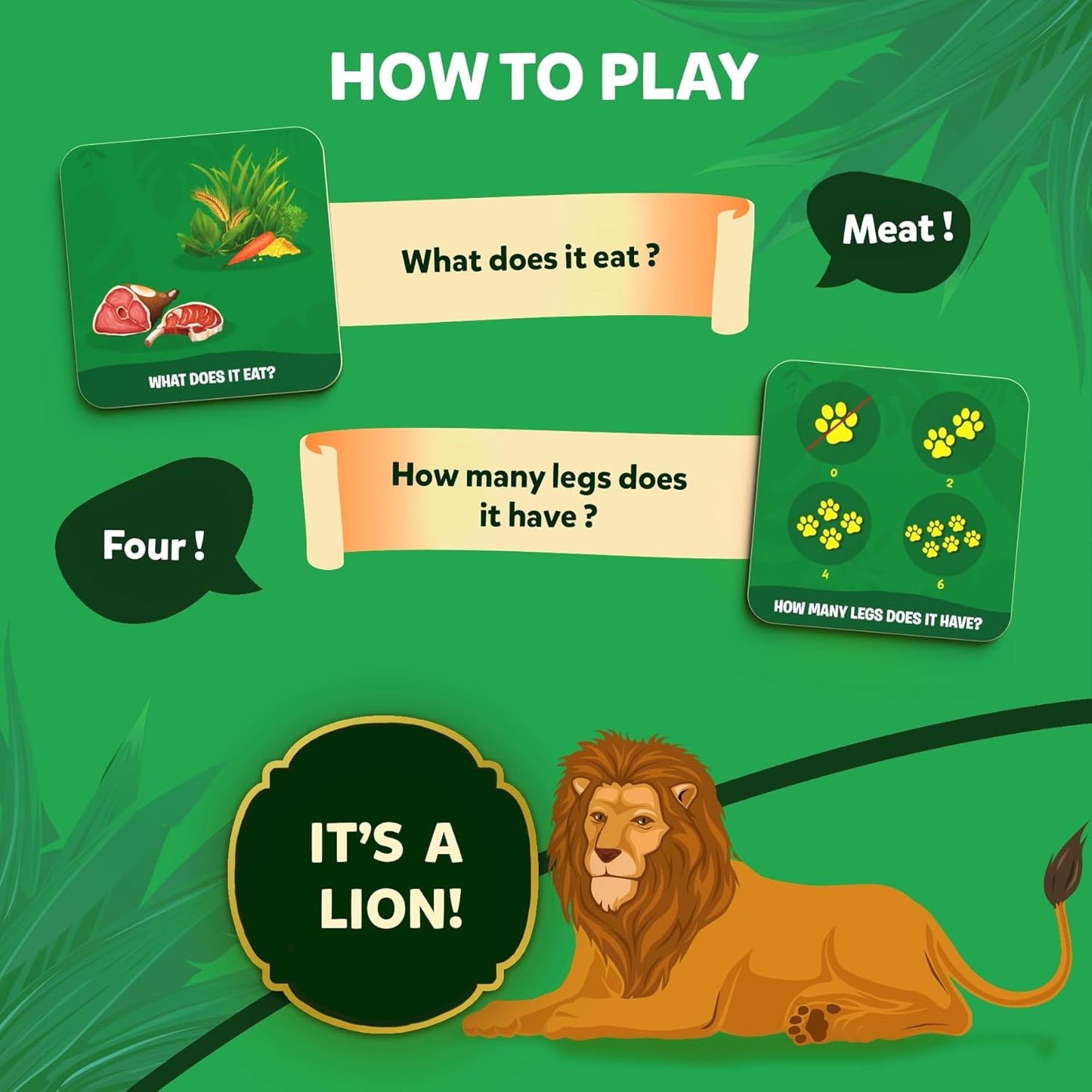 Skillmatics Guess in 10 Junior World of Animals, Gifts for Kids, Boys, Girls Who Love Board Games, Card Games, Educational Toys, Travel Game for Ages 3, 4, 5, 6(PACK OF 5)