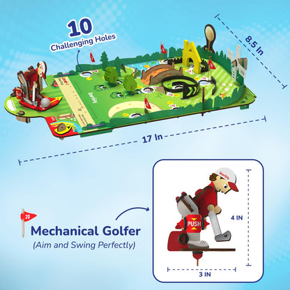 Smartivity DIY Mini Golf - Tabletop Game for Kids 6-12 Years Old | Birthday Gifts for Boys & Girls | Toy for Boys and Girls 6,7,8,9,10,11,12,13,12 Years(PACK OF 6)