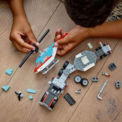 LEGO Creator Flatbed Truck with Helicopter Vehicle 31146