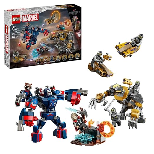LEGO Marvel Avengers: Endgame Thor vs. Chitauri Super Hero Action 76322
