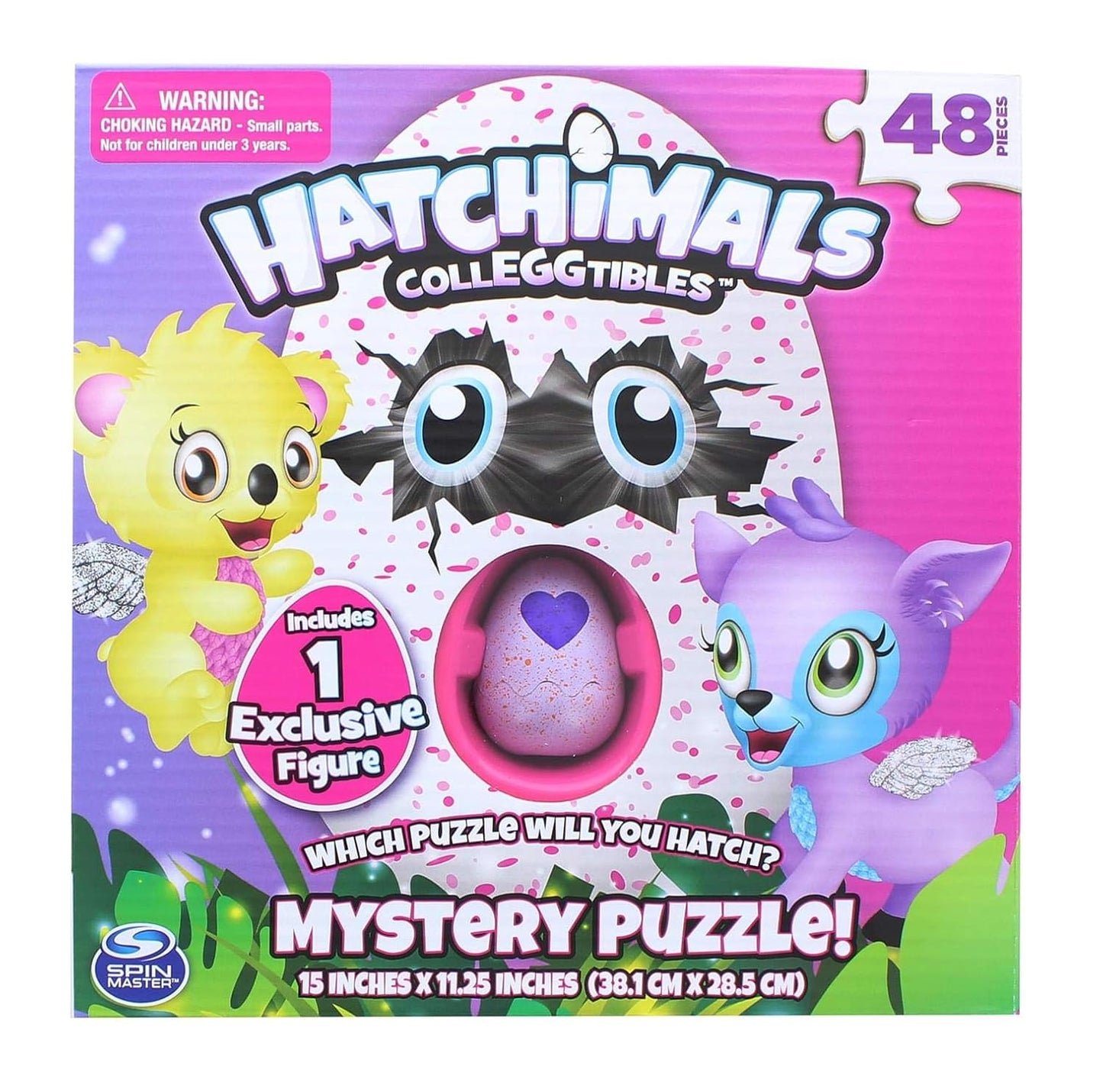 Hatchimals collEGGtibles mystery puzzle! Includes 1 exclusive figure