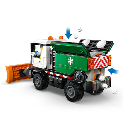 LEGO City Snowplow Truck Toy Vehicle 60490