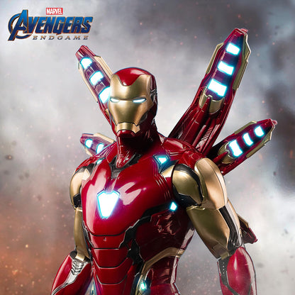 Marvel Iron Man MK85 Armor 14 Inch Superhero Action Figure Toy | Marvel Collectible Figurine Kids & Collectors | Fully Articulated ABS + PV Material | Super Heroes Toy for Kids & Collectors