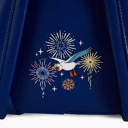 Loungefly The Little Mermaid Ariel Fireworks Mini Backpack Dark Blue