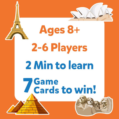 Skillmatics Guess in 10 Countries of the World, Perfect for Boys, Girls, Kids & Families Who Love Card Games, Educational Toys, Board Games, Trivia, Gifts for Ages 8, 9, 10 & Up(PACK OF 5)