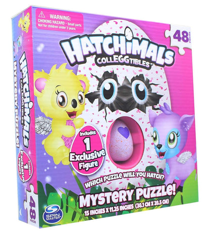 Hatchimals collEGGtibles mystery puzzle! Includes 1 exclusive figure
