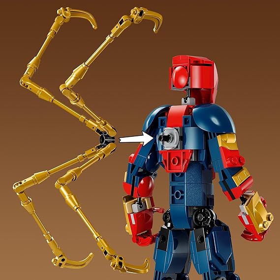 LEGO Marvel Iron Spider-Man Construction Figure  76298