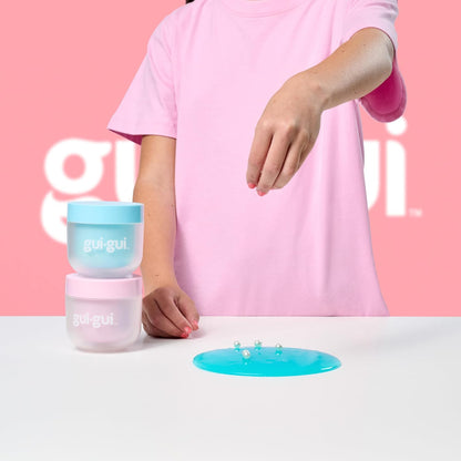 GUI GUI Slime Kit Shimmer Deluxe 2-Pack, Iridescent Slimes