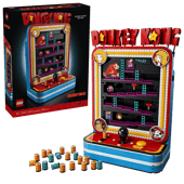 LEGO Super Mario 72051 Donkey Kong Arcade | 1,367 Pieces | Retro Gaming Display Set for Adults