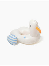 Kids Tube Pool Ring Sid the Seagull Blue Stripe