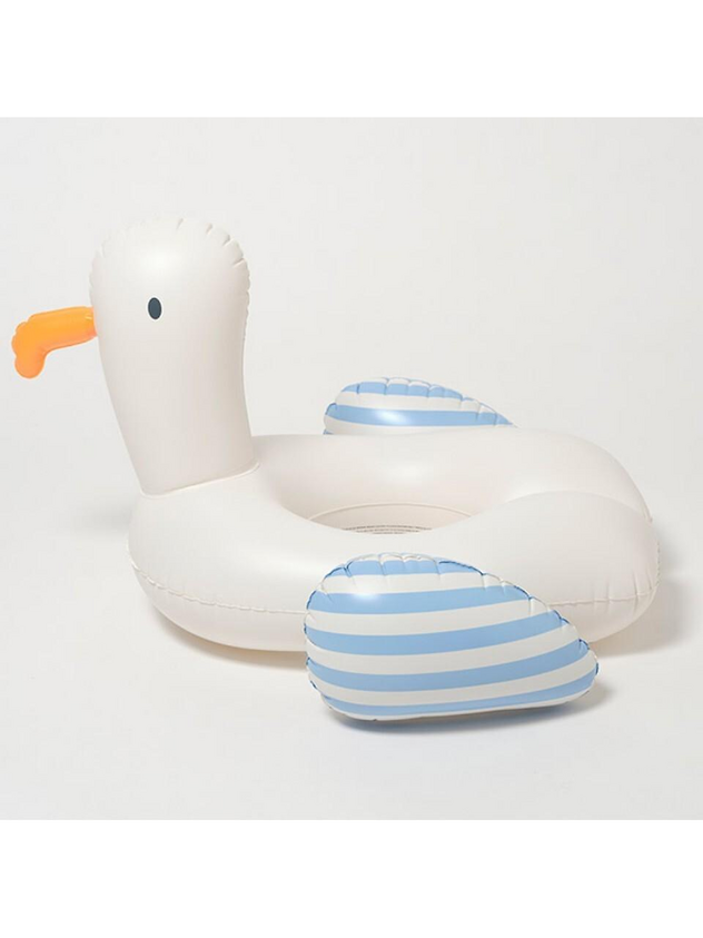 Kids Tube Pool Ring Sid the Seagull Blue Stripe
