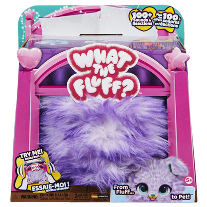 What the Fluff, Pupper-Fluff Interactive Pet, 100+ Sounds & Reactions