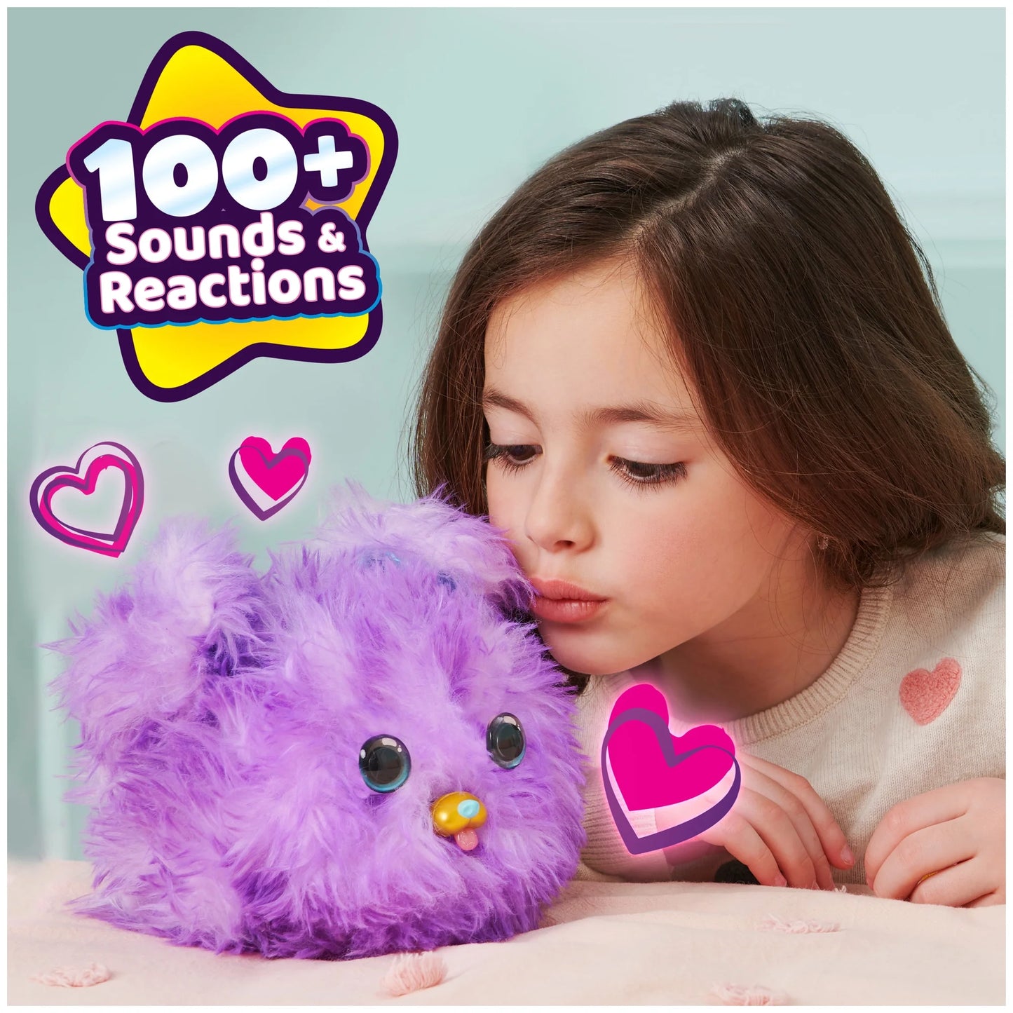 What the Fluff, Pupper-Fluff Interactive Pet, 100+ Sounds & Reactions