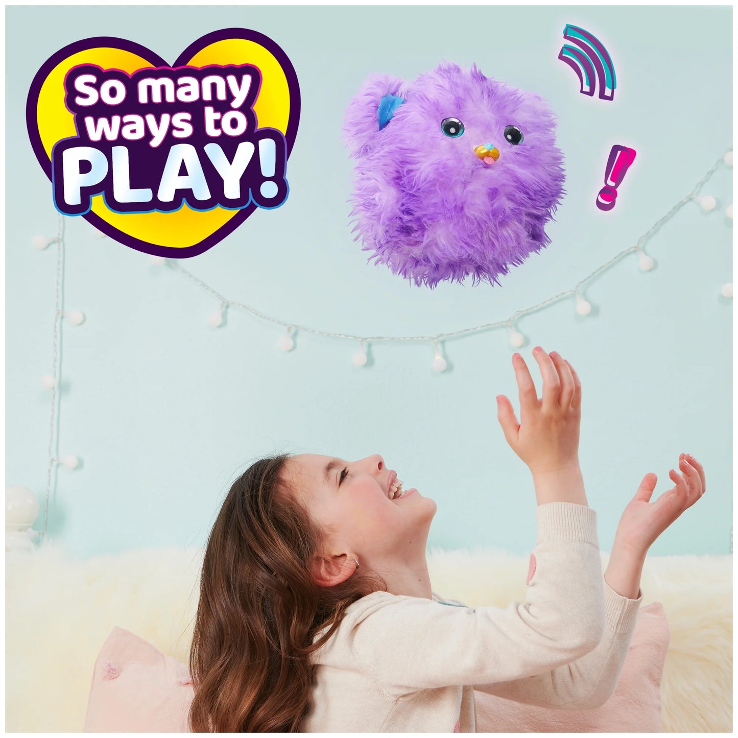 What the Fluff, Pupper-Fluff Interactive Pet, 100+ Sounds & Reactions