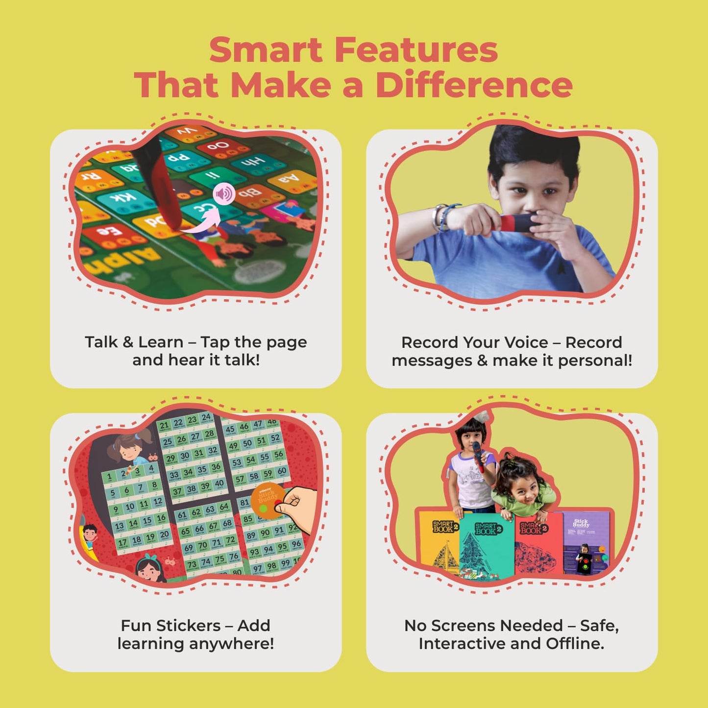 goDiscover Educational Smart Book 2 for Kids with Talking Pen | Early Learning Interactive Book Set Builds Vocabulary, Curiosity, & Confidence | Screen Free Learning Toy for 3–5 Year Old Children
