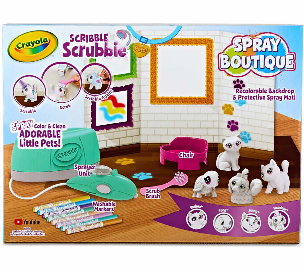 Scribble Scrubbie Pets Spray Boutique