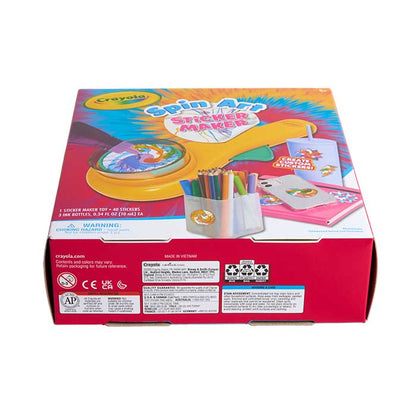 Spin Art Sticker Maker