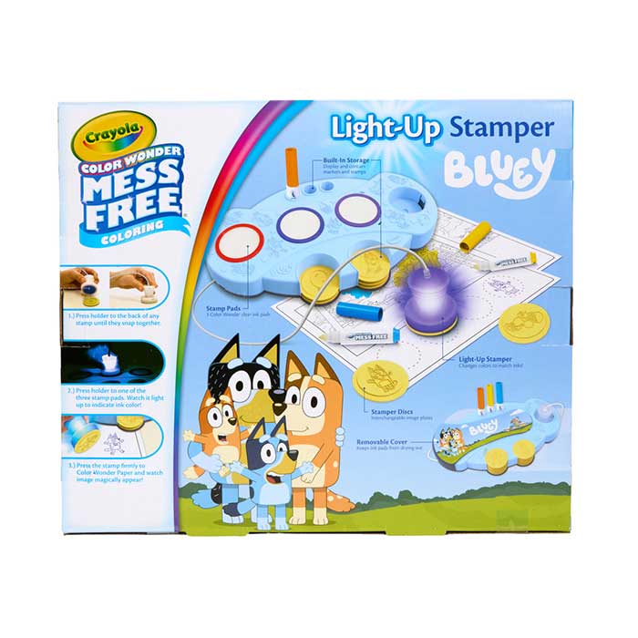 Color Wonder Mess Free Light-Up Stamper, Bluey