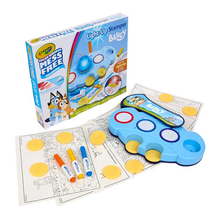 Color Wonder Mess Free Light-Up Stamper, Bluey