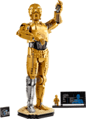 LEGO Star Wars 75398 C-3PO Collectible Figure | 1,138 Pieces | Adult Building & Display Set