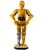 LEGO Star Wars 75398 C-3PO Collectible Figure | 1,138 Pieces | Adult Building & Display Set