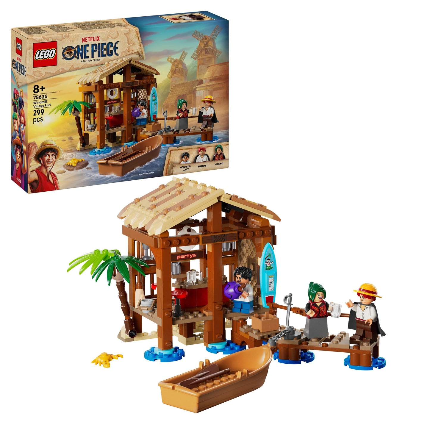 ONE PIECE Windmill Village Hut 75636 Building Kit