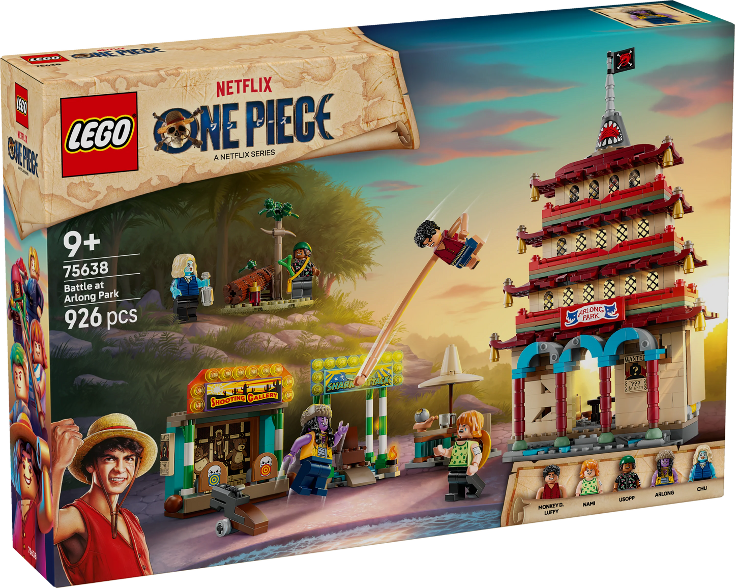 ONE PIECE Battle at Arlong Park Interactive Pirate Toy 75638 Building Kit
