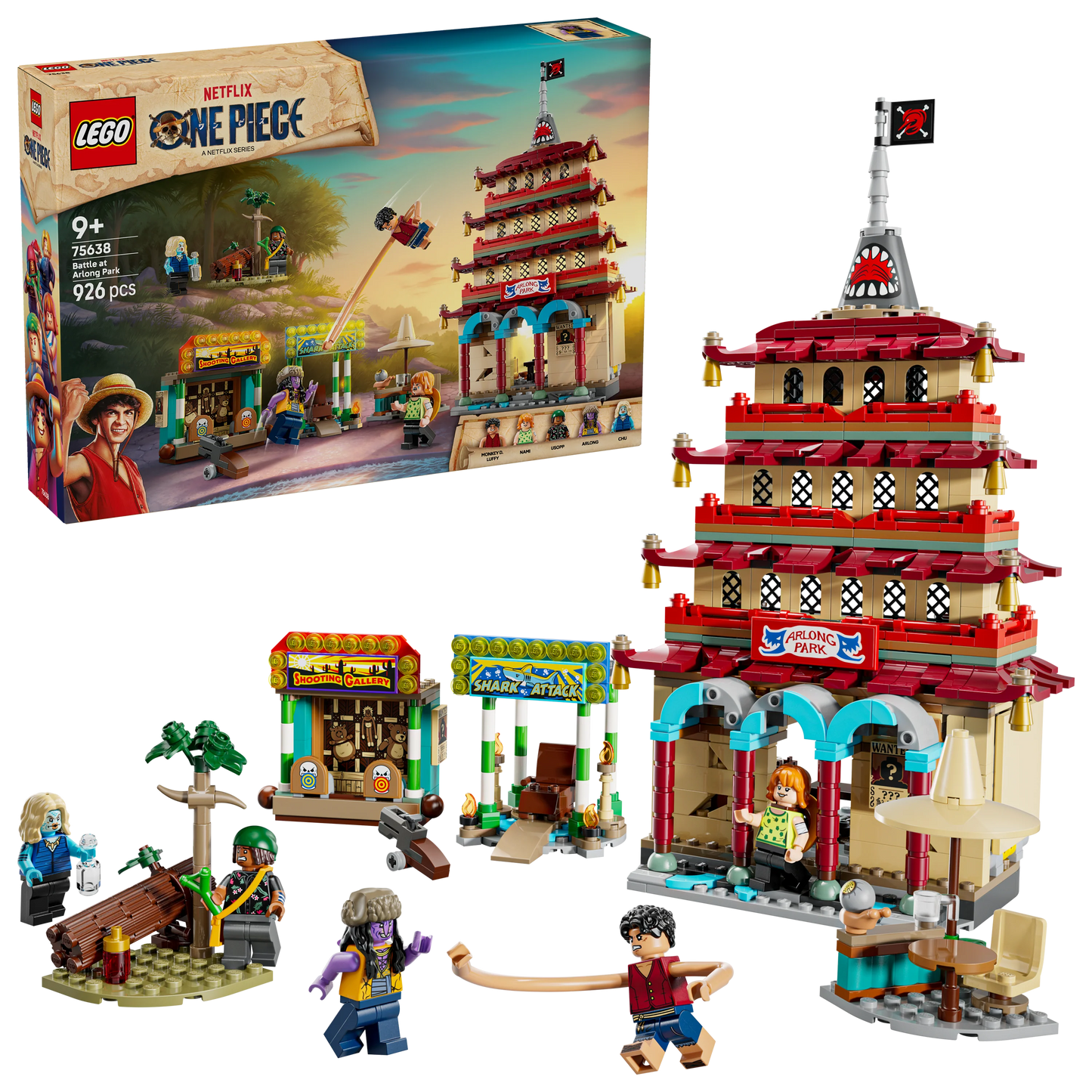 ONE PIECE Battle at Arlong Park Interactive Pirate Toy 75638 Building Kit