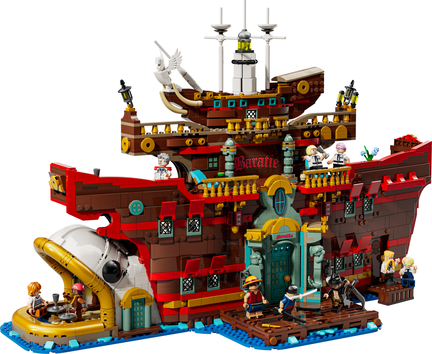 ONE PIECE The Baratie Floating Restaurant, Anime Gift Model Kit 75640
