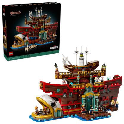 ONE PIECE The Baratie Floating Restaurant, Anime Gift Model Kit 75640