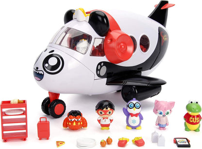 Ryan's World Combo Panda's Airlines Playset – Aeroplane with 6 Figures & 20+ Pieces