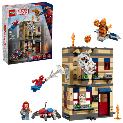 Marvel Peter Parker’s Apartment Super Hero Battle 76317 Building Kit
