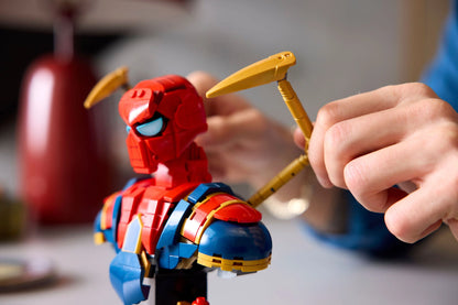 Marvel Iron Spider-Man Bust Collectible Adult 76326 Building Kit